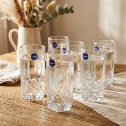 Glass Cup Set - 6 Pcs
